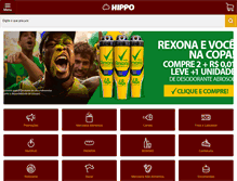 Tablet Screenshot of hippo.com.br